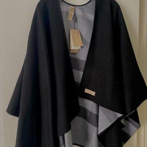 Black and Grey Plaid Burberry Cape
